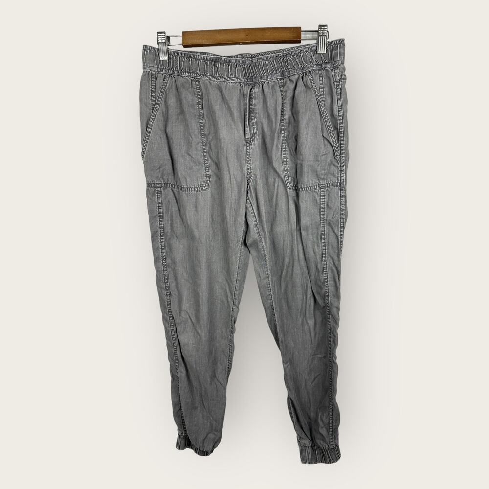 Prana Womens size Medium Aberdeen Joggers Gray w41180618 Pull On Gorpcore Hiking